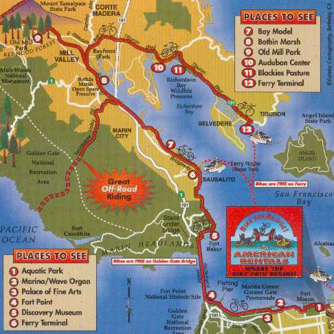 SF map