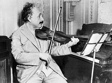 Einstein's music...