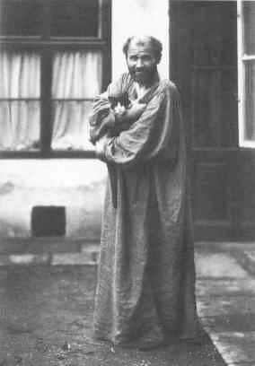 Klimt with his Bebik