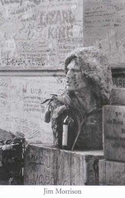 Morrison in Lachaise, Paris